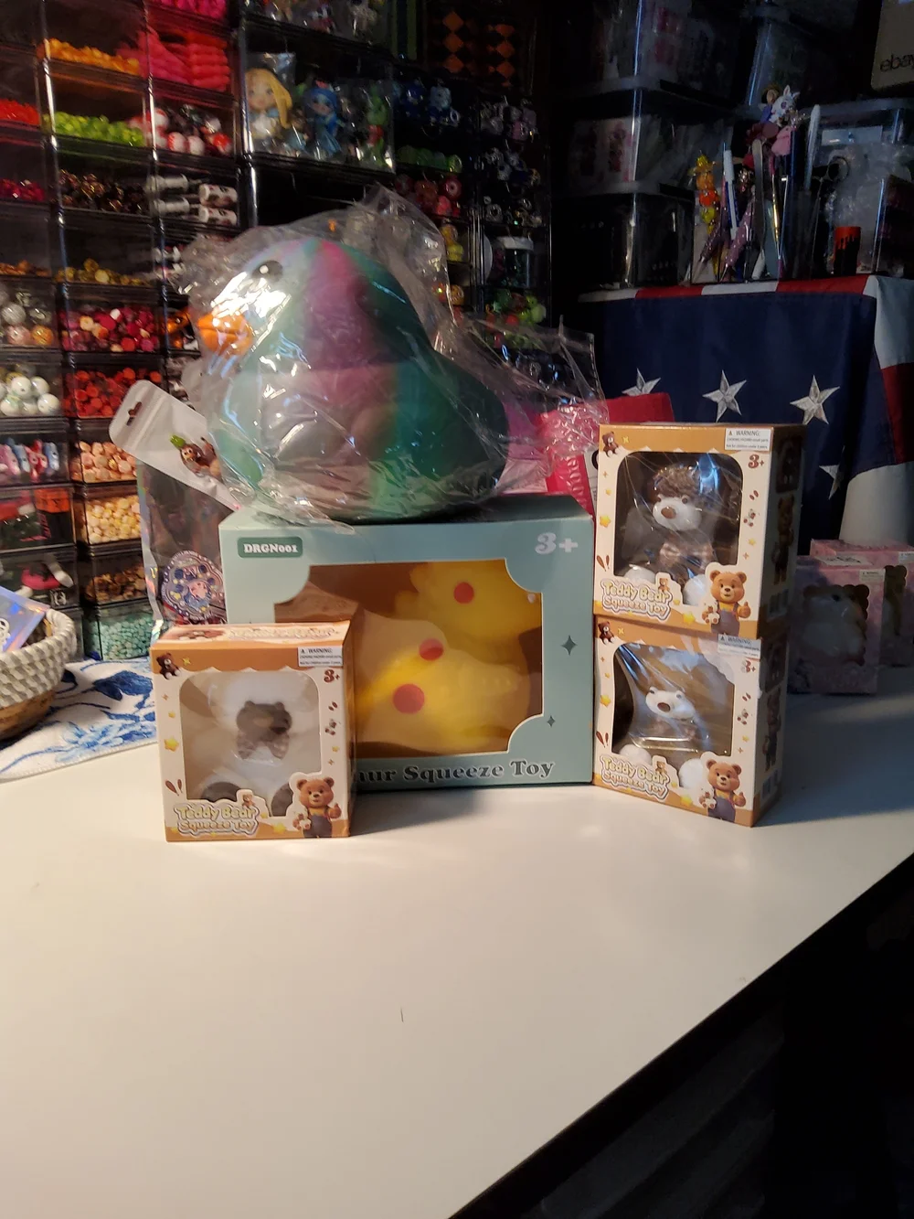 squishy jumbo tyedye